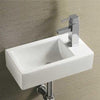 Mini Rectangular Countertop Basin White 450x250x120mm