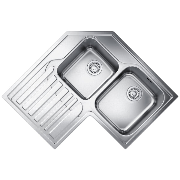 Studio STX621 LHD Corner Sink 830x830x190mm