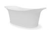 Vinciamo Freestanding Bath Polished White 1800x820x700mm