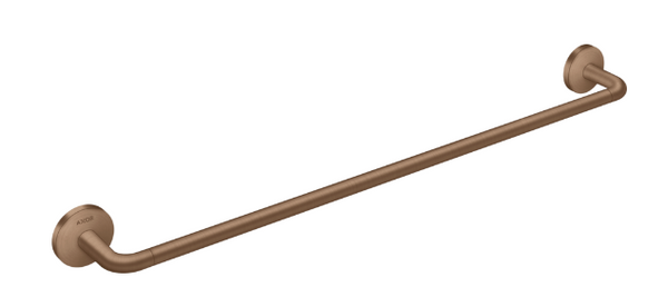 Axor Universal Circular Bath Towel Rail 600mm Brushed Red Gold