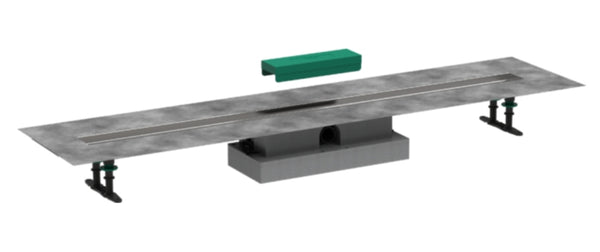 Hansgrohe Ubox Universal Complete Set For Flat Installation - 1200 For Shower Drains Finish Sets