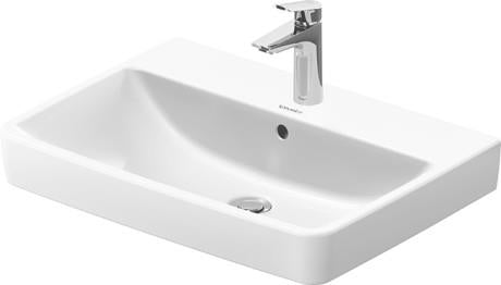 No. 1 Washbasin Drop-in With Tap Hole and Overflow Polished White 650x460x175mm