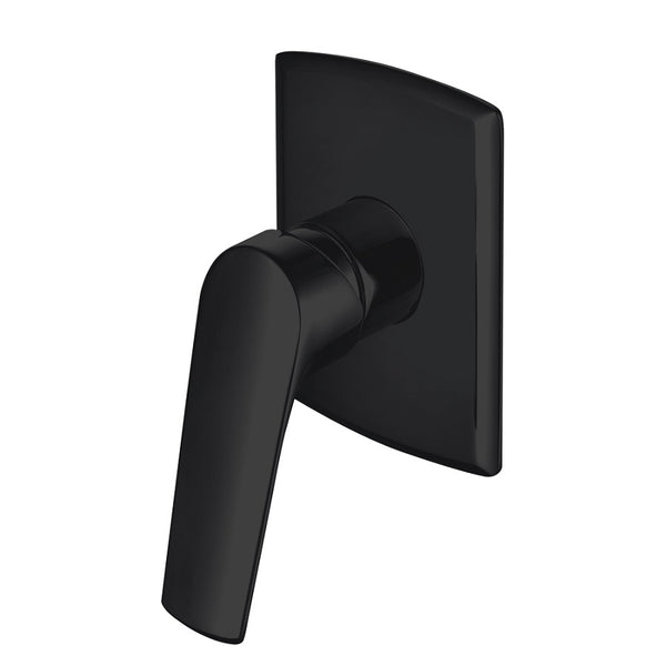 Magnetite Bath/Shower U/Tile Mixer Black