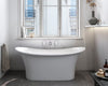 Toulouse 1 Freestanding Bath Polished White No Overflow 1519X744X645mm