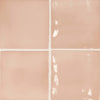 Manacor Cuadrado Blush Pink 100x100x9mm Ceramic Gloss Tiles (0.50sqm/box)