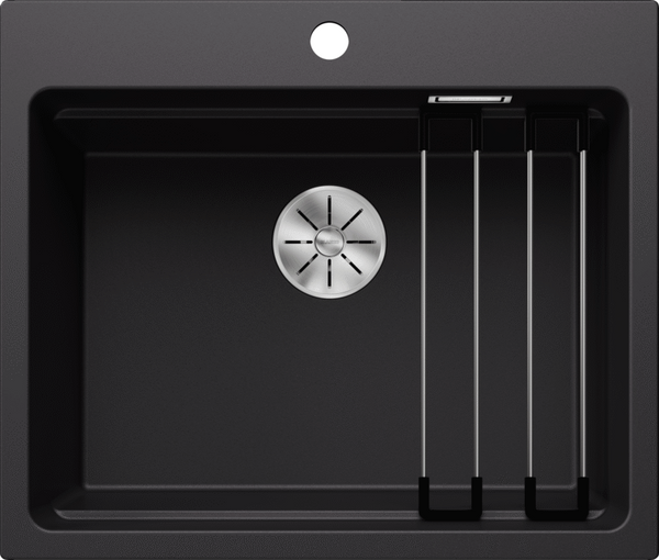 Etagon 6 Sink Drop-in Silgranit Black 600x510x220mm