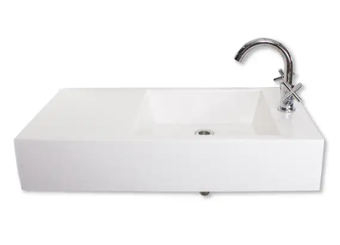 Capi Basin 800x400mm - Right Including Brackets