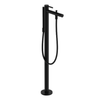 Zesis S Single lever bath mixer floor-standing Matt Black