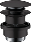 Hansgrohe Waste Set Push-Open For Basin And Bidet Mixers Matt Black