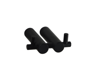 Accessories 88 Black Double Robe Hook