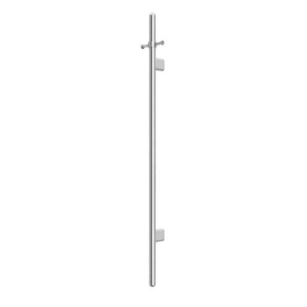 Heated vertical Towel Rail - Chrome