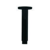 Shower Arm Vertical Black 150mm