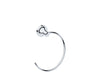 Felicity Towel Ring Open Chrome