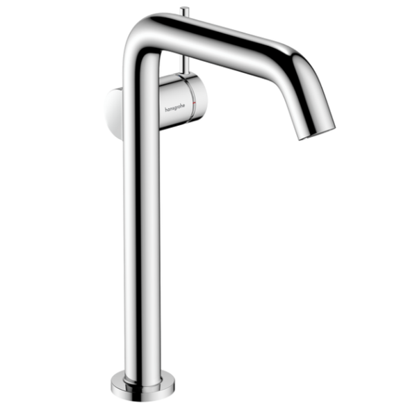 Hansgrohe Tecturis S Single Lever Basin Mixer 240 Fine Coolstart W/O Waste Brushed Black Chrome