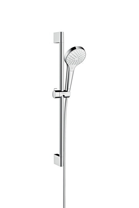 Hansgrohe Croma Select S Shower Set 110 Vario Ecosmart 9 L/Min With Shower Bar 65 Cm White/Chrome