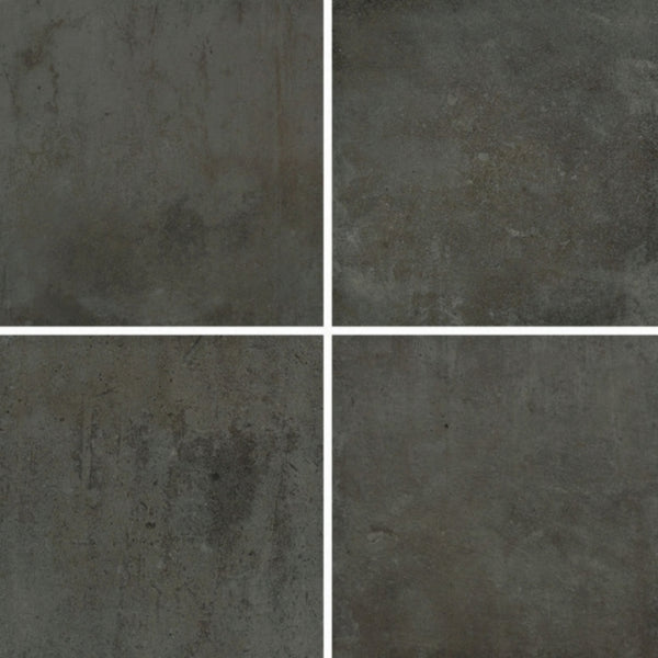 Amazonia Black 138x138x9mm Porcelain Matt Tile 0.91m2/ctn