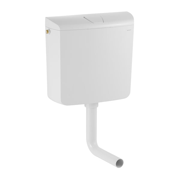 Exposed Cistern AP110 Stop+Go Flush Whit