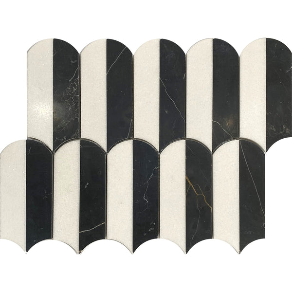 Ebony & Ivory (black & white) 340x260 (11 Sheet / m²)