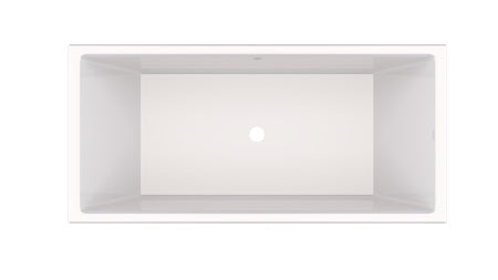 Faro Built-In Bath Polished White 1510x715x575mm