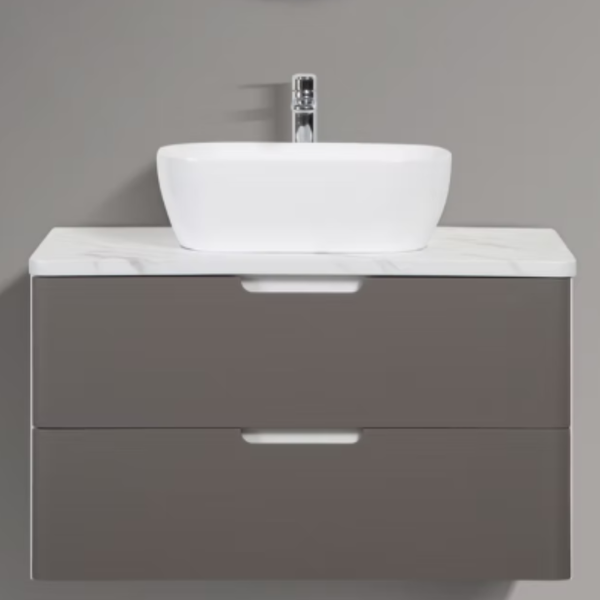 Trento 900 Misty Grey Vanity Set