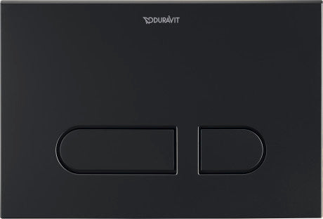 A1 Dual Flush Actuator Plate Matt Black