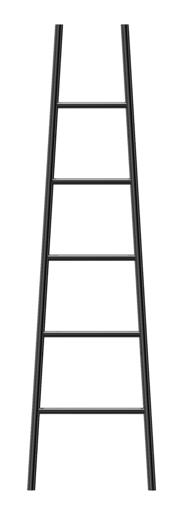 Tangent L (520) Straight Black Right (1890 X 520 X 182)