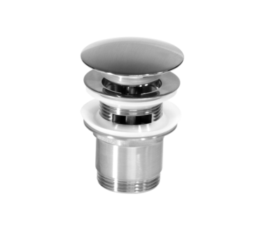 Basin clicker waste Slotted Chrome 32mm