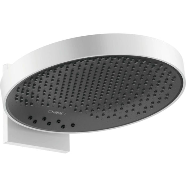 Hansgrohe Rainfinity Overhead Shower 360 3Jet With Wall Connector Matt White