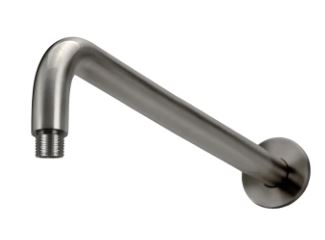 Wall Shower Arm Brushed Gun Metal 400mm