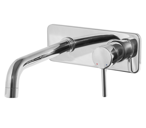 Moon Basin Concealed Mixer With Spout Chrome