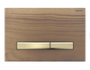 Sigma50 Base Plate & Buttons: Brass Cover plate: Black Walnut