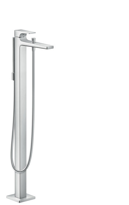 Hansgrohe Metropol Single Lever Bath Mixer Floor-Standing With Lever Handle Chrome