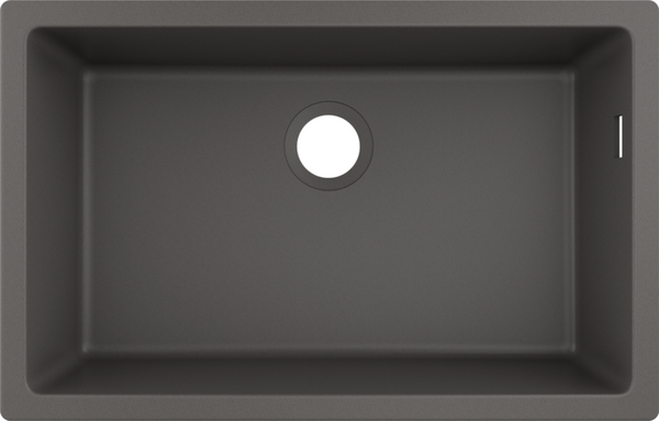 Hansgrohe S51 S510-U660 Under-Mount Sink 660 Stonegrey