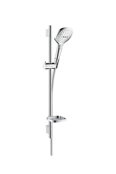 Hansgrohe Raindance Select E Shower Set 120 3Jet With Shower Bar 65 Cm And Soap Dish Chrome