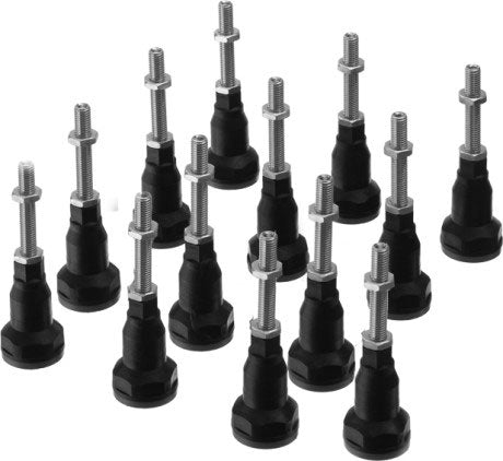 Feet for support frame DuraSolid adjustable 100-150 mmfor increased floor heigh