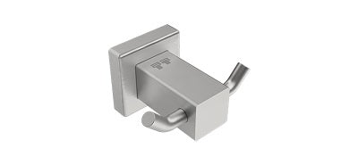 8511 Robe Hook Double - Brushed