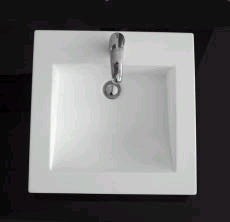 Swift Underslung Basin Semi-Recessed White495x495x70/20mm