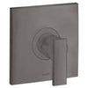 Citterio Single Lever Shower Mixer for concealed installation Brushed Black Chrome
