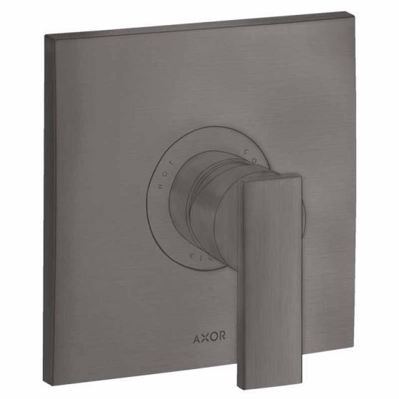 Citterio Single Lever Shower Mixer for concealed installation Brushed Black Chrome