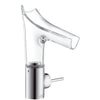 AXOR Starck V Single lever basin mixer 140 with glass spout