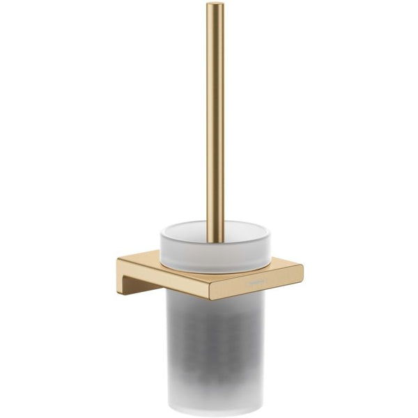 Hansgrohe Addstoris Toilet Brush Holder Wall-Mounted Brushed Bronze
