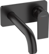 Vernis Shape 2H Concealed Basin Mixer Matt Black