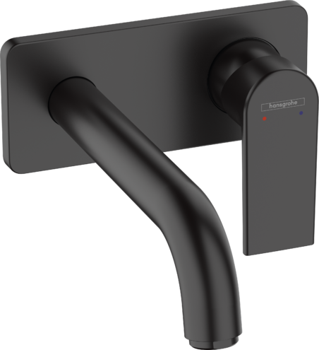 Vernis Shape 2H Concealed Basin Mixer Matt Black