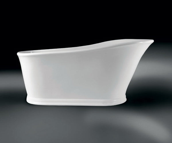 Valentina Freestanding Bath Polished White 1590x785x575mm