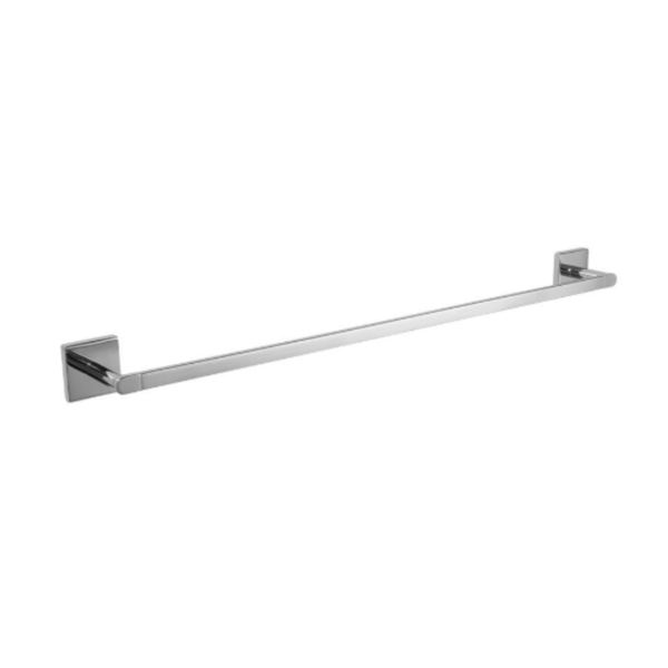 Square Single Towel Rail 600mm Chrome | Mint Accessories