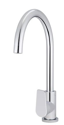 Round Paddle Kitchen Mixer Chrome