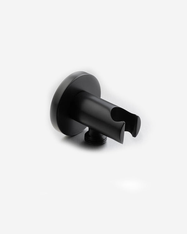 Wall Outlet & BracketRound Black