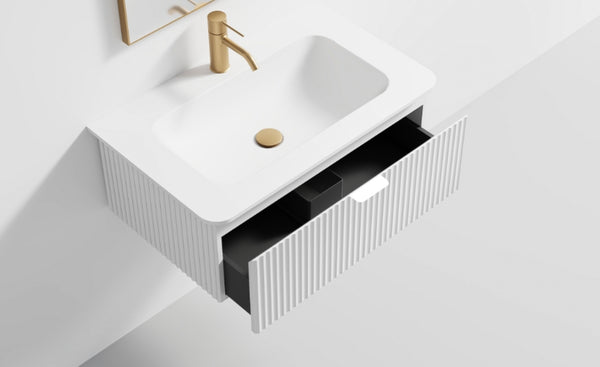 Fabulous Small Soft-close White Matt 800x320x500mm