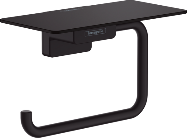 Hansgrohe Addstoris Toilet Paper Holder With Shelf Matt Black