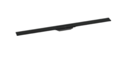 Hansgrohe Raindrain Flex Finish Set Shower Drain 1200 Cuttable For Wall Mounting Matt Black